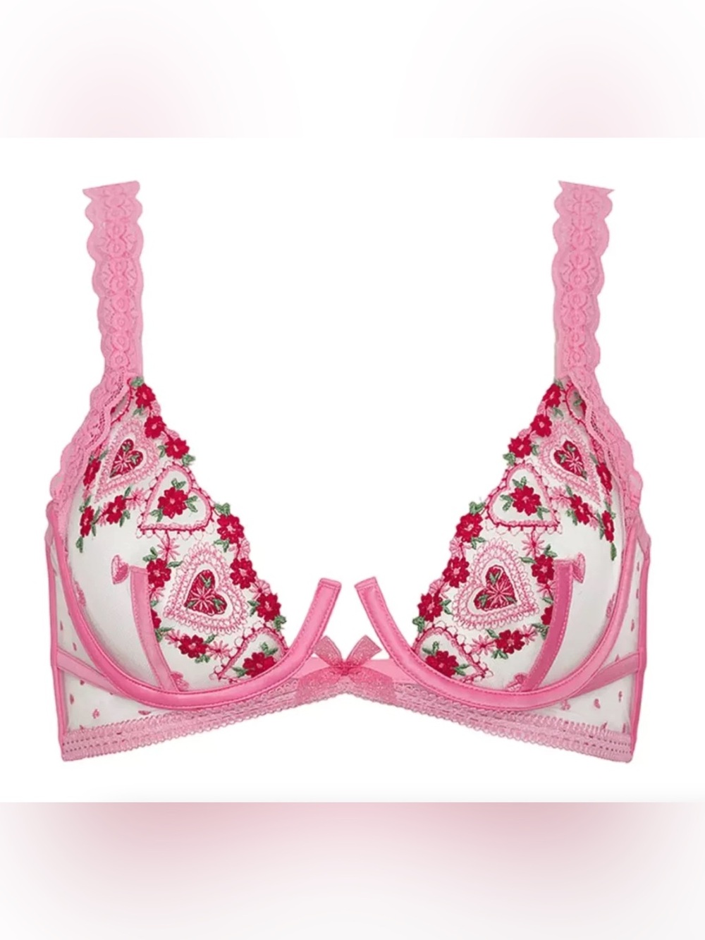 For Love & Lemons Pink Bra
